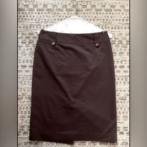 White House Black Market Women’s Skirt Brown Size 0
